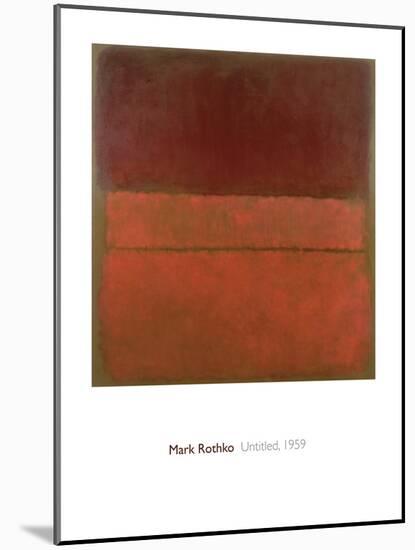 Untitled, 1959-Mark Rothko-Mounted Giclee Print