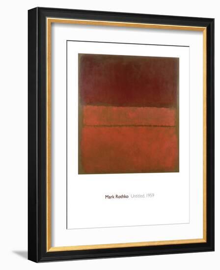 Untitled, 1959-Mark Rothko-Framed Giclee Print