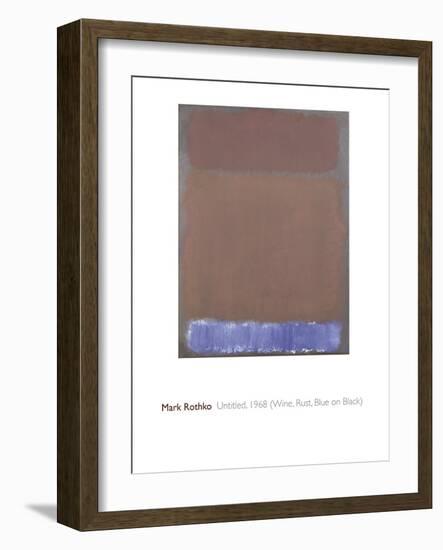 Untitled, 1968-Mark Rothko-Framed Giclee Print