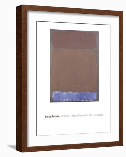 Untitled, 1968-Mark Rothko-Framed Giclee Print