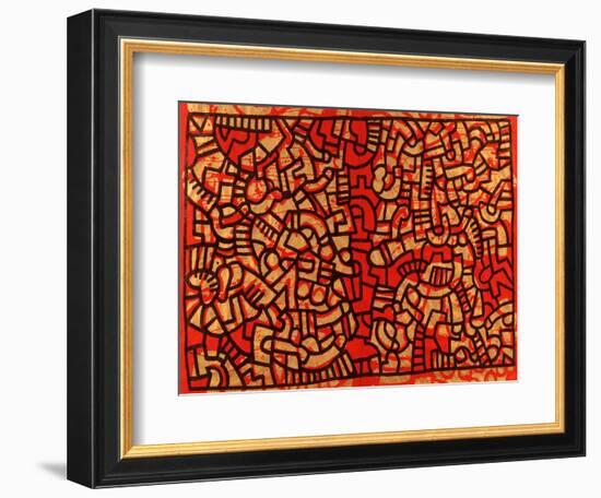 Untitled, 1979-Keith Haring-Framed Premium Giclee Print
