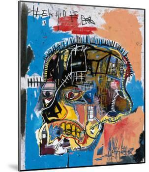 Untitled, 1981 (Basquiat Skull)-Jean-Michel Basquiat-Mounted Giclee Print