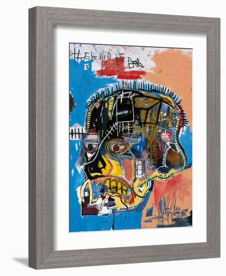 Untitled, 1981 (Basquiat Skull)-Jean-Michel Basquiat-Framed Giclee Print