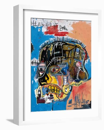 Untitled, 1981 (Basquiat Skull)-Jean-Michel Basquiat-Framed Giclee Print