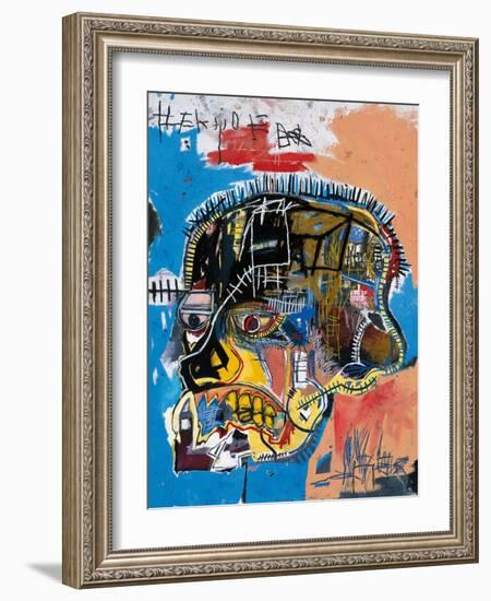 Untitled, 1981 (Basquiat Skull)-Jean-Michel Basquiat-Framed Giclee Print