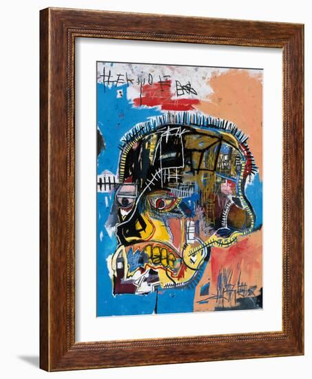 Untitled, 1981 (Basquiat Skull)-Jean-Michel Basquiat-Framed Giclee Print