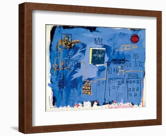 Untitled, 1981-Jean-Michel Basquiat-Framed Giclee Print