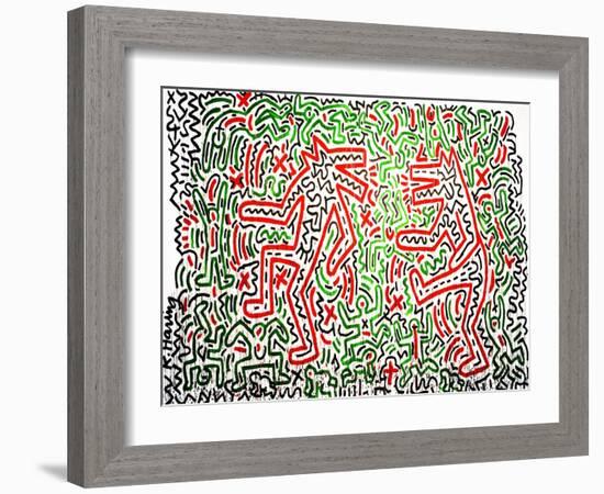 Untitled, 1981-Keith Haring-Framed Giclee Print