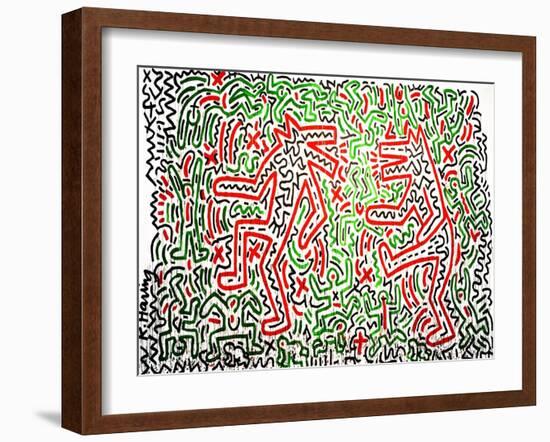 Untitled, 1981-Keith Haring-Framed Giclee Print