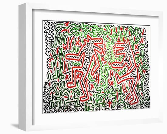 Untitled, 1981-Keith Haring-Framed Giclee Print