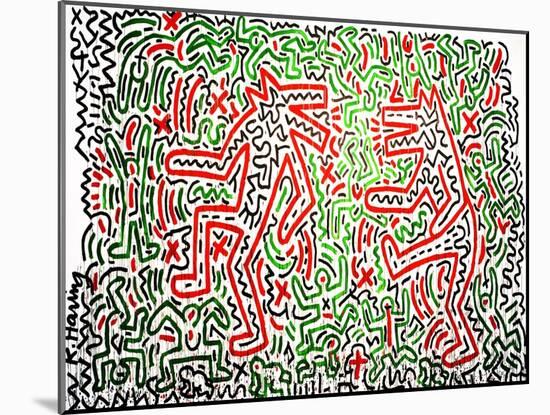 Untitled, 1981-Keith Haring-Mounted Giclee Print