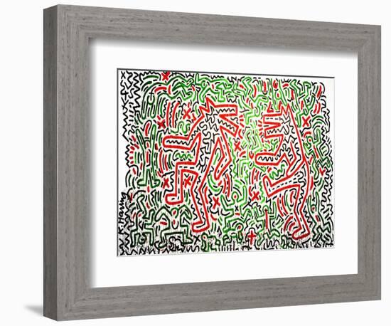 Untitled, 1981-Keith Haring-Framed Giclee Print