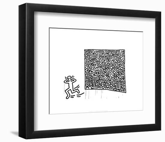 Untitled, 1982-Keith Haring-Framed Premium Giclee Print