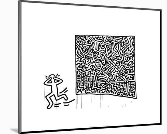 Untitled, 1982-Keith Haring-Mounted Giclee Print