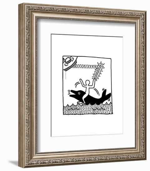 Untitled, 1982-Keith Haring-Framed Giclee Print