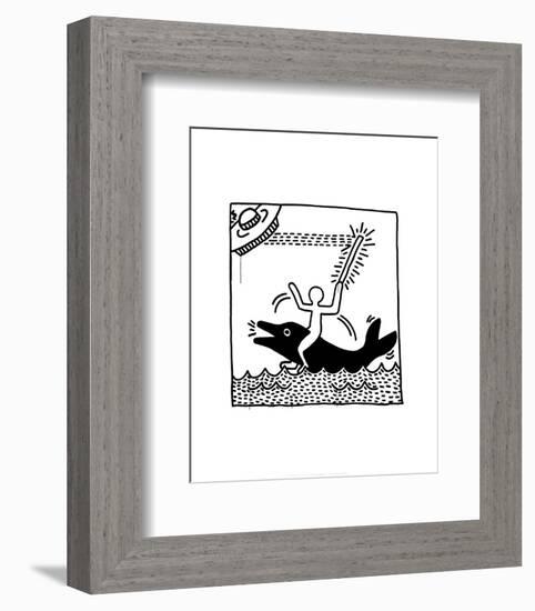 Untitled, 1982-Keith Haring-Framed Giclee Print