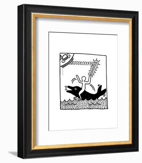 Untitled, 1982-Keith Haring-Framed Giclee Print