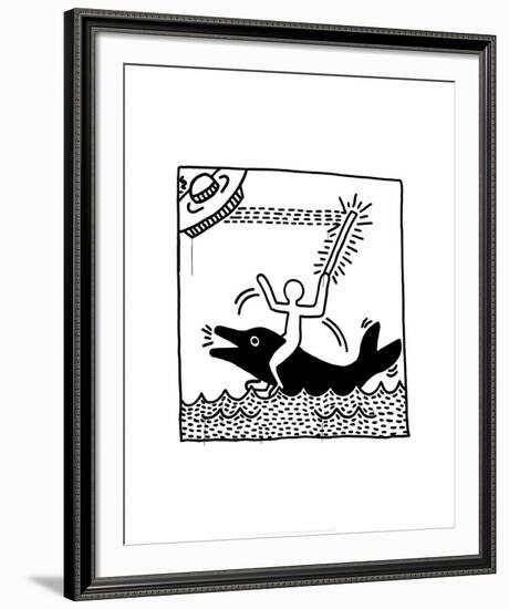 Untitled, 1982-Keith Haring-Framed Giclee Print