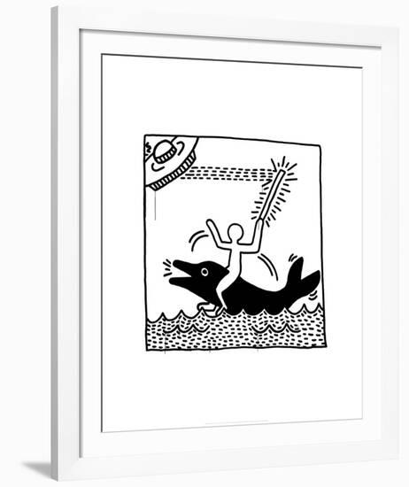 Untitled, 1982-Keith Haring-Framed Giclee Print