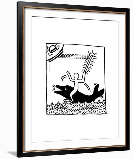 Untitled, 1982-Keith Haring-Framed Giclee Print