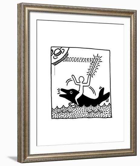 Untitled, 1982-Keith Haring-Framed Giclee Print