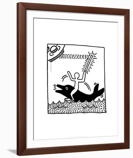 Untitled, 1982-Keith Haring-Framed Giclee Print