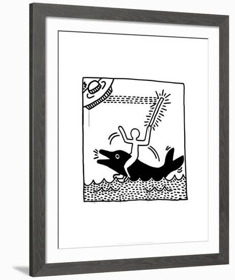 Untitled, 1982-Keith Haring-Framed Giclee Print