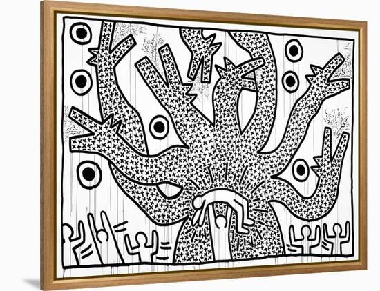 Untitled, 1982-Keith Haring-Framed Premier Image Canvas