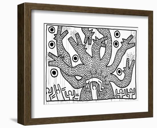 Untitled, 1982-Keith Haring-Framed Giclee Print