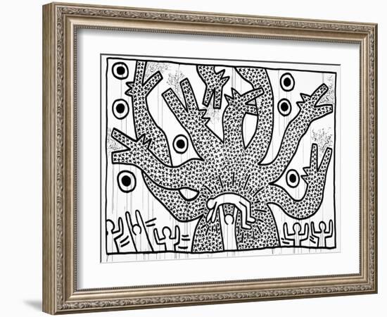 Untitled, 1982-Keith Haring-Framed Giclee Print