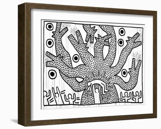 Untitled, 1982-Keith Haring-Framed Giclee Print