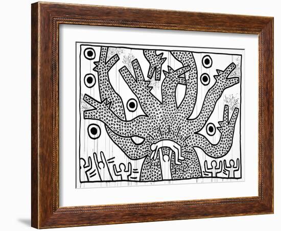 Untitled, 1982-Keith Haring-Framed Giclee Print