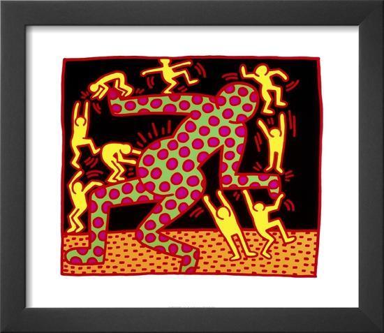 Untitled, 1983-Keith Haring-Framed Art Print