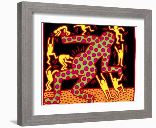 Untitled, 1983-Keith Haring-Framed Giclee Print