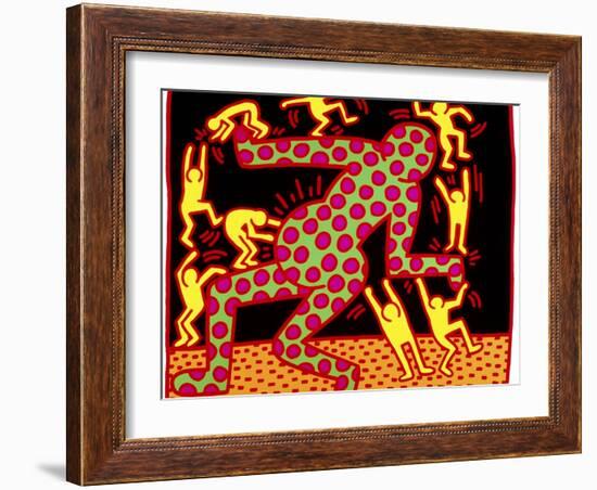 Untitled, 1983-Keith Haring-Framed Giclee Print