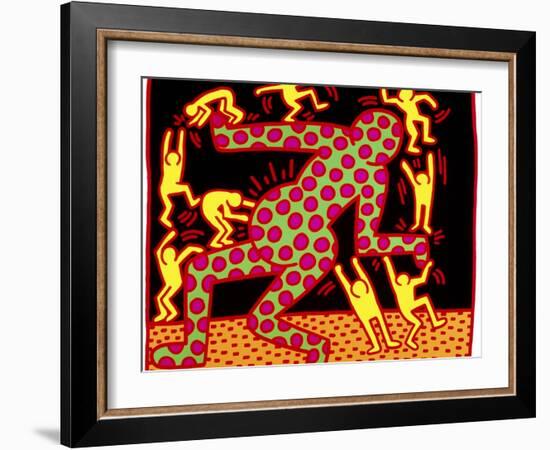 Untitled, 1983-Keith Haring-Framed Giclee Print