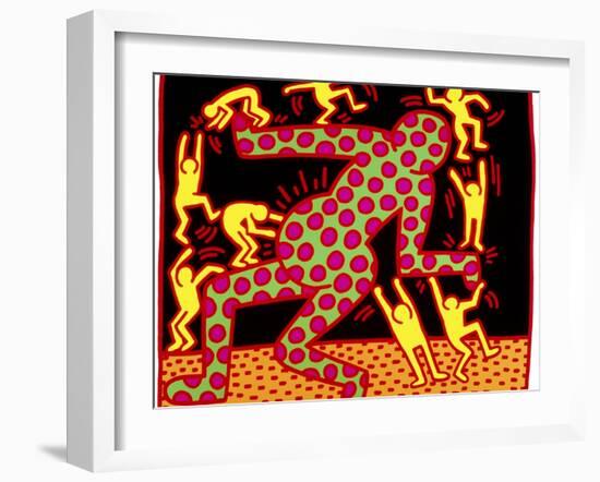 Untitled, 1983-Keith Haring-Framed Giclee Print