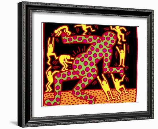 Untitled, 1983-Keith Haring-Framed Giclee Print