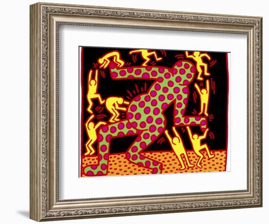 Untitled, 1983-Keith Haring-Framed Giclee Print