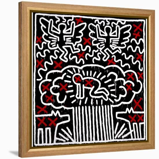 Untitled, 1983-Keith Haring-Framed Premier Image Canvas