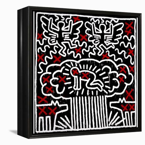 Untitled, 1983-Keith Haring-Framed Premier Image Canvas