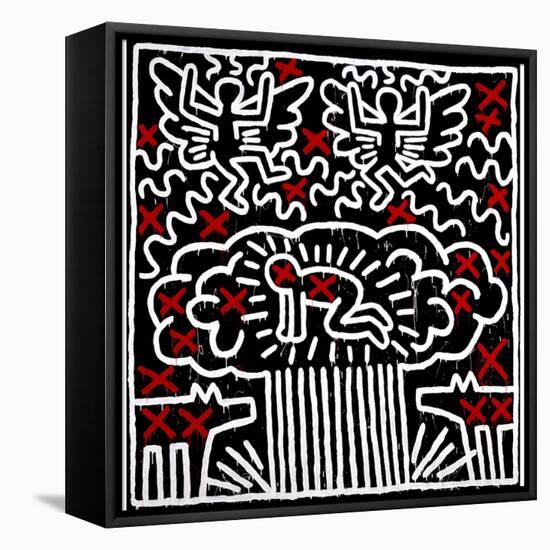 Untitled, 1983-Keith Haring-Framed Premier Image Canvas
