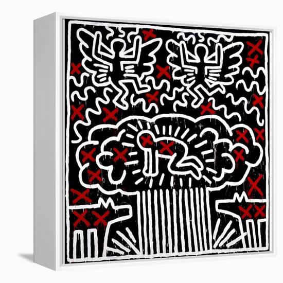 Untitled, 1983-Keith Haring-Framed Premier Image Canvas