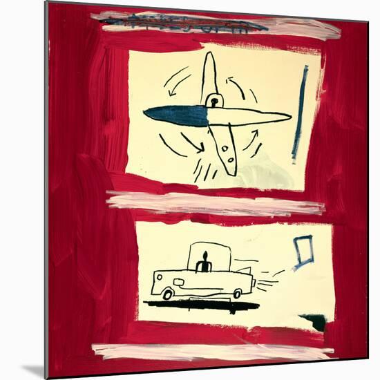 Untitled, 1985-Jean-Michel Basquiat-Mounted Giclee Print