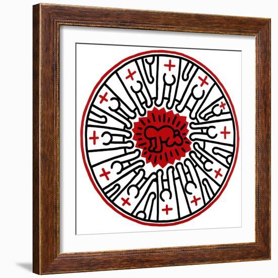 Untitled, 1985-Keith Haring-Framed Giclee Print