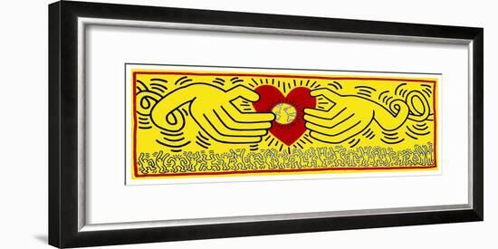 Untitled, 1985-Keith Haring-Framed Giclee Print