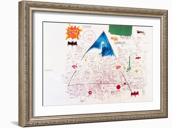 Untitled, 1986-Jean-Michel Basquiat-Framed Giclee Print