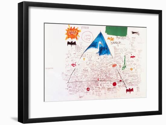 Untitled, 1986-Jean-Michel Basquiat-Framed Giclee Print