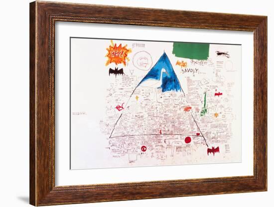 Untitled, 1986-Jean-Michel Basquiat-Framed Giclee Print