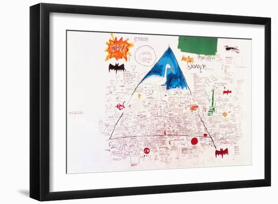 Untitled, 1986-Jean-Michel Basquiat-Framed Giclee Print